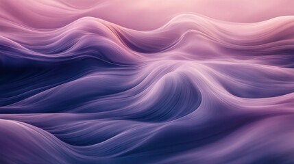 Poster - Abstract Purple and Pink Wave Pattern Design