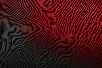Poster - Fingerprint glowing red and black, creating a unique identity background for security and technology concepts