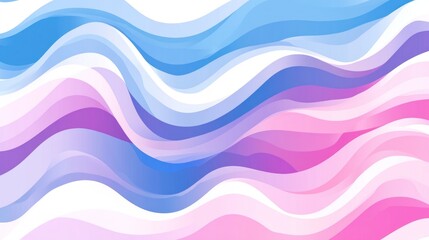 Poster - Abstract Pastel Wave Background Design