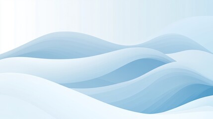 Poster - Abstract Blue Wave Pattern Background Design