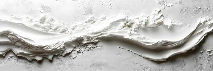 Poster - A background of textured white with soft shadows for a clean look.