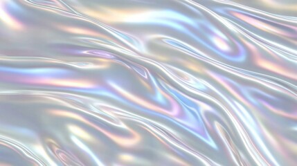 Poster - Iridescent abstract background with fluid light and rainbow colors effects