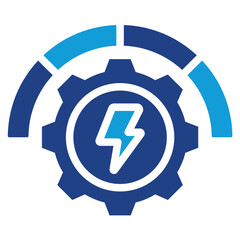 Poster - Energy Dashboard Dual Tone Icon