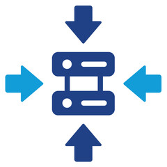 Aufkleber - Data Compression Dual Tone Icon