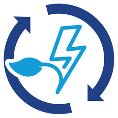 Poster - Renewable Energy Dual Tone Icon