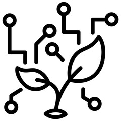 Poster - Green Computing Outline Icon
