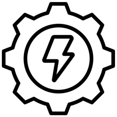 Poster - Power Optimization Outline Icon