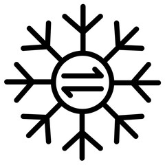 Poster - Hybrid Cooling Outline Icon