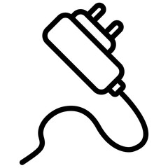 Poster - Power Adapter Outline Icon