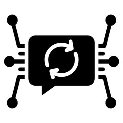 Poster - Haptic Feedback Solid Black Icon