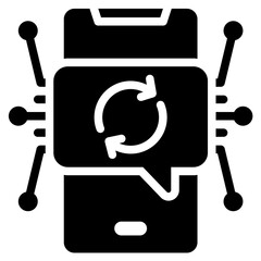 Poster - Augmented Feedback Solid Black Icon