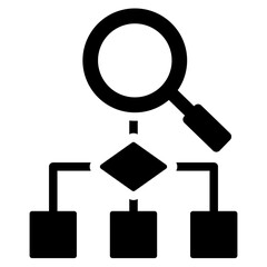 Aufkleber - Predictive Algorithm Solid Black Icon