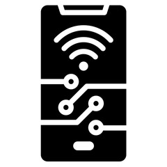 Poster - Smart Device Solid Black Icon