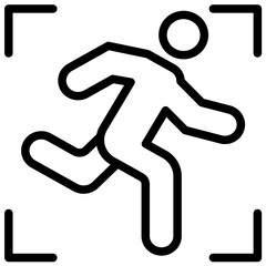 Poster - Motion Sensor Outline Icon