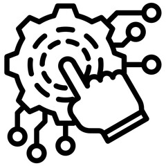 Poster - User Experience Outline Icon