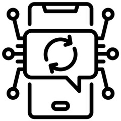Poster - Augmented Feedback Outline Icon