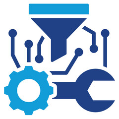 Poster - Service Orchestration Dual Tone Icon