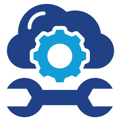 Poster - Cloud Service Dual Tone Icon