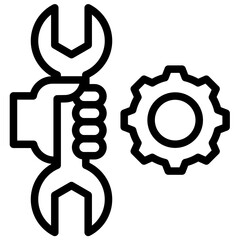 Poster - Custom Configuration Outline Icon