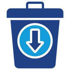 Poster - Waste Reduction Dual Tone Icon