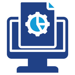 Poster - Data Driven Dual Tone Icon