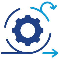 Poster - Agile Development Dual Tone Icon