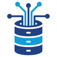 Poster - Big Data Dual Tone Icon