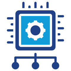 Poster - Ai Algorithm Dual Tone Icon