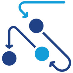 Poster - Process Visualization Dual Tone Icon
