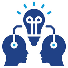 Poster - Knowledge Sharing Dual Tone Icon