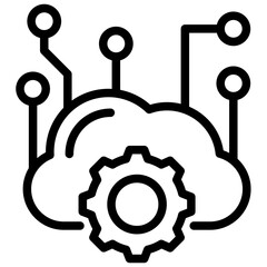 Poster - Cloud Computing Outline Icon
