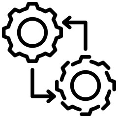 Poster - Digital Twin Outline Icon