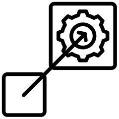 Poster - Scalability Outline Icon