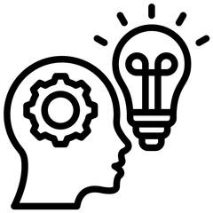 Poster - Skill Development Outline Icon