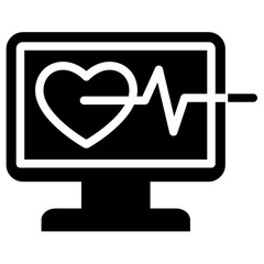 Poster - Condition Monitoring Solid Black Icon