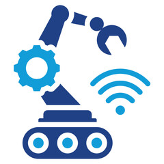 Poster - Industry 40 Dual Tone Icon