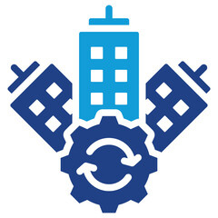 Poster - Smart Factory Dual Tone Icon