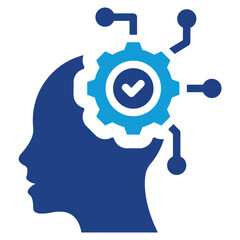 Poster - Machine Learning Dual Tone Icon