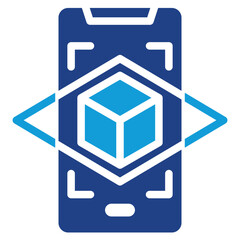 Poster - Augmented Reality Dual Tone Icon