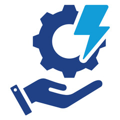 Poster - Energy Management Dual Tone Icon