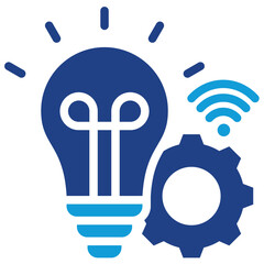 Poster - Smart Machine Dual Tone Icon