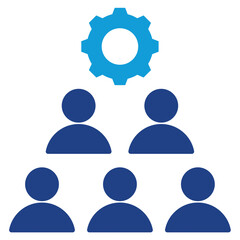 Poster - Workforce Management Dual Tone Icon