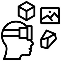 Poster - Virtual Simulation Outline Icon