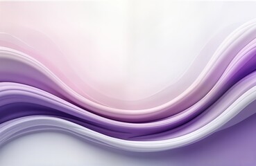 Aufkleber - Purple, white wavy abstract design. Modern, minimalist graphic. Fluid shapes create dynamic visual effect. Elegant artistic pattern. Ideal for wallpaper poster design. Stunning backdrop for various