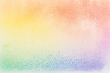 Poster - Creating a vibrant gradient that blends orange, yellow, green, blue, and purple on a clean white backdrop, offering a dynamic and visually appealing abstract texture