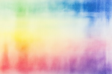 Poster - Abstract watercolor background showcasing a seamless blend of rainbow colors. Soft transitions create a calming and artistic atmosphere, perfect for design projects and creative inspiration