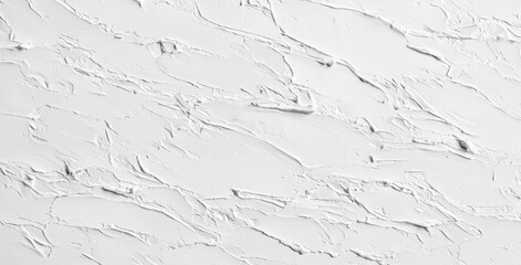Poster - Artistic plaster wall featuring textured patterns and strokes, creating a dynamic and abstract visual effect. Ideal for backgrounds, interior design, and creative projects