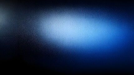 Fototapete - Smooth and Seamless Gradient Transition from Deep Blue to Pitch Black Tones with a Subtle Grainy Noise Texture Creating a Captivating and Atmospheric Background Perfect for Minimalist Futuristic