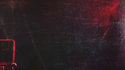 Aufkleber - Retro inspired abstract image featuring a dramatic flare glare effect complemented by grunge scratches dust particles and a rich red light leak