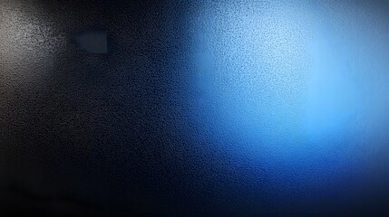 Poster - Moody and Stylish Blue and Black Gradient Texture with Subtle Grain Effect Perfect for Digital Art Graphic Design Websites Branding and Creative Projects